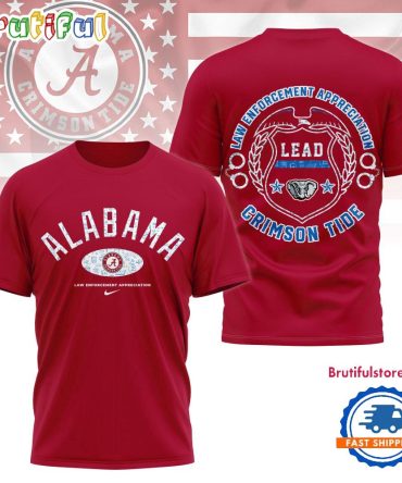 Alabama Crimson Tide Ncaa Law Appreciation Month Unisex 3D Shirt