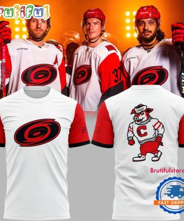 Carolina Hurricanes Strutting Stormy Road Uniform 2025 3D Shirt