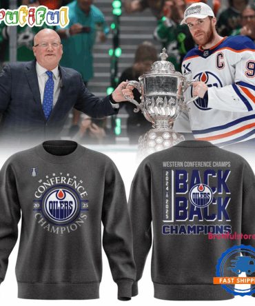 Edmonton Oilers Western Conference Back To Back Champs 2025 Sweatshirt