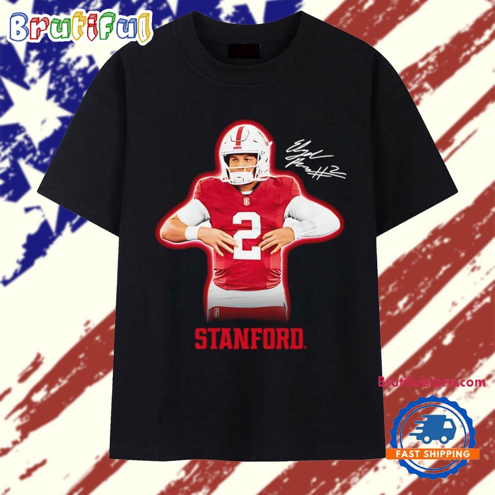 Elijah Brown Stanford Cardinal Portrait Ncaa T Shirt