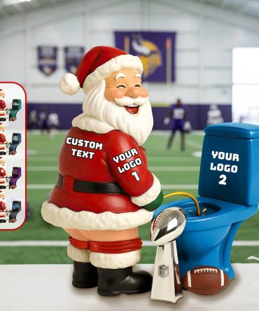 Funny Santa Sport Acrylic Plaque - Personalized Gifts For Sport Lover Plaque 05Humg131025