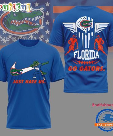 Florida Gators 2025 Ncaa Just Hate Us Limited 3D Shirt