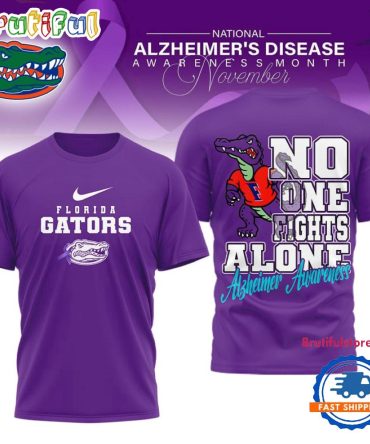Florida Gators Ncaa Alzheimer Awareness November Unisex 3D Shirt