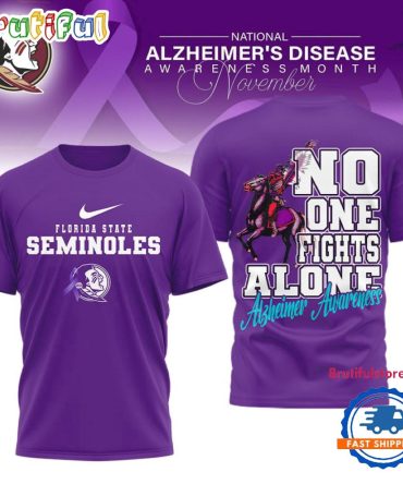 Florida State Seminoles Ncaa Alzheimer Awareness November Unisex 3D Shirt