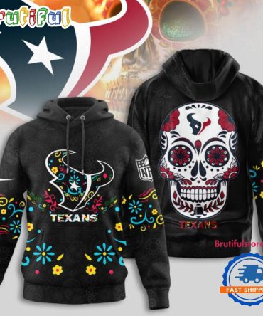 Houston Texans Nfl Dia De Los Muertos Limited Editions Hoodie Shirt