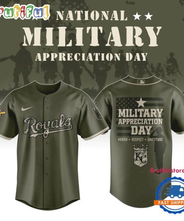 Kansas City Royals X Military Appreciation Day 2025 Baseball Jersey