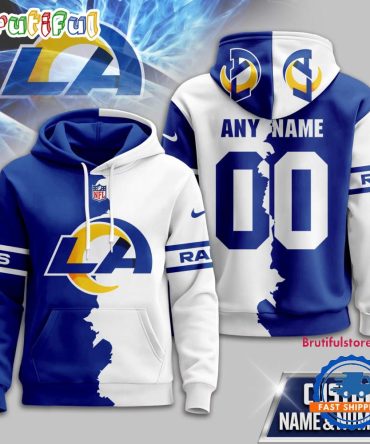 Los Angeles Rams 2025 Nfl Victory Split Limited Hoodie Shirt