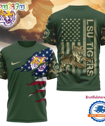 Lsu Tigers 2025 Ncaa Veteran Limited 3D Shirt