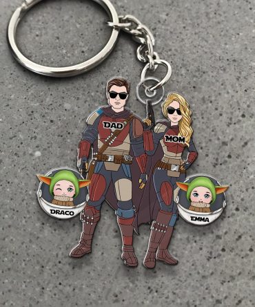 Personalized Gifts For Family Keychain 012Qhhu141224Ha