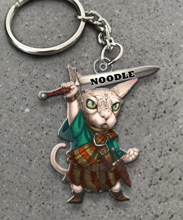 Personalized Gifts For Cat Lover Keychain 02Qhhu171224