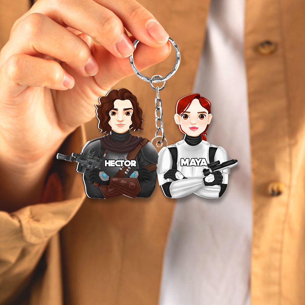 Personalized Gifts For Couple Keychain 03Qhhu121224Hg - Image 3