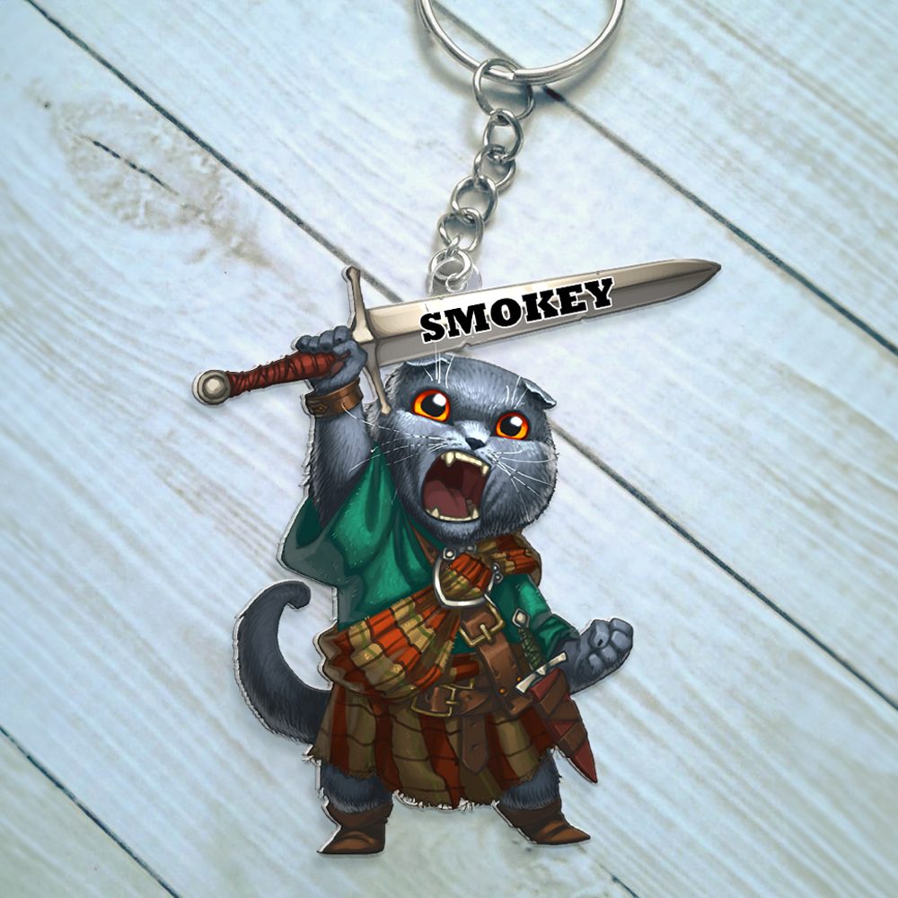 Personalized Gifts For Cat Lover Keychain 02Qhhu171224 - Image 3