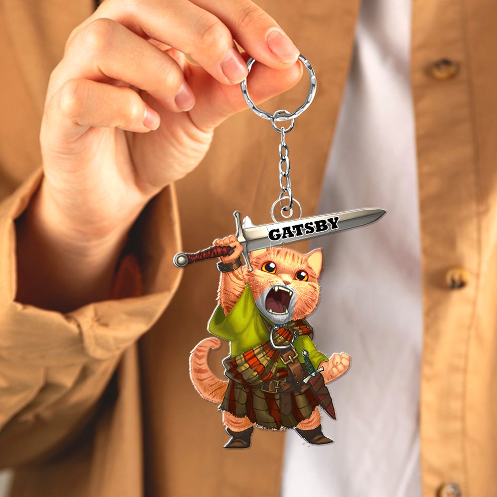 Personalized Gifts For Cat Lover Keychain 02Qhhu171224 - Image 4
