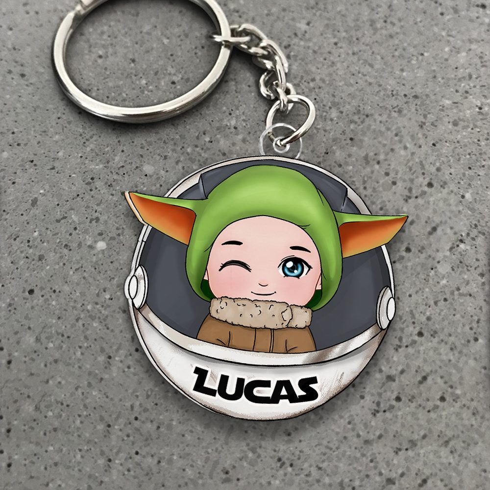 Personalized Gifts For Kid Keychain 011Qhhu141224Ha - Image 2