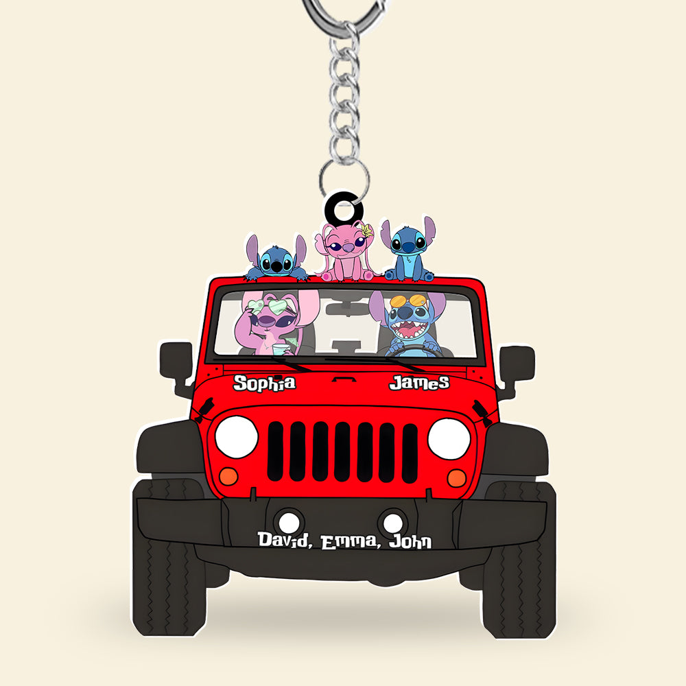 Personalized Gifts For Family Keychain 05Ohdc210624 - Image 3