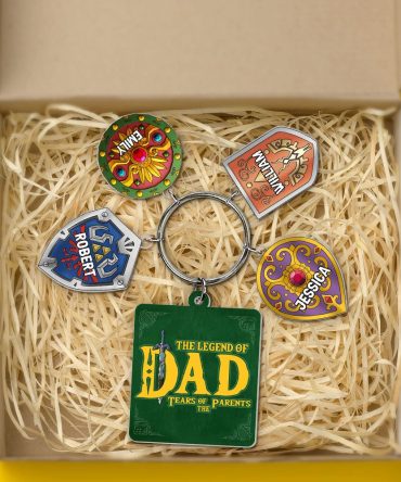 Personalized Gifts For Dad Keychain With Charms 06Huti160524