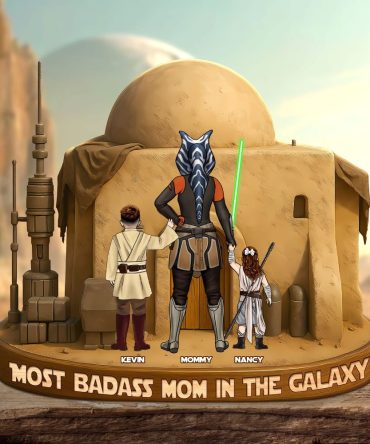 Personalized Gifts For Mom Plaque Most Badass Mom In The Galaxy