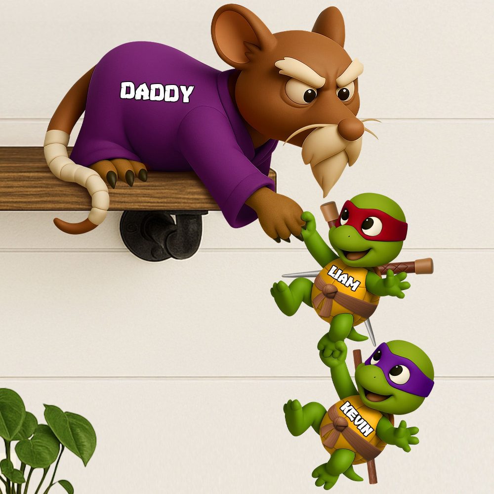 Turtle Dad Plaque Personalized Gifts For Dad 05Ohti260425 - Image 3