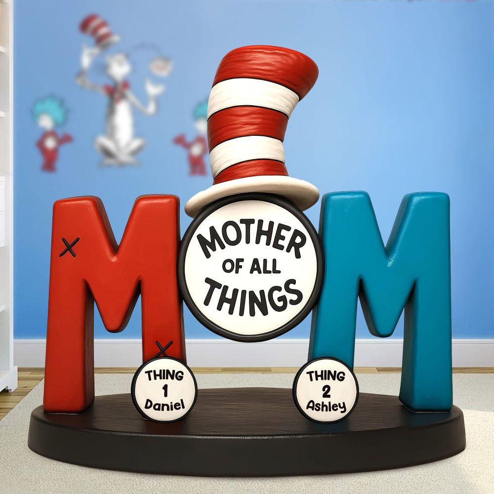 Things Mom Plaque - Personalized Gifts For Mom 03Nati180425