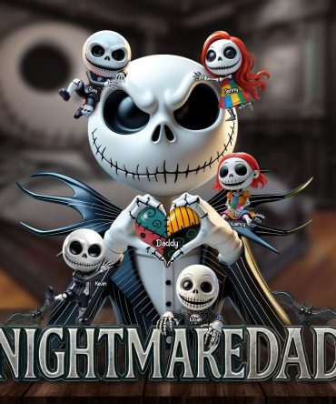 Nightmare Dad Plaque - Personalized Gifts For Dad 02Nati120525