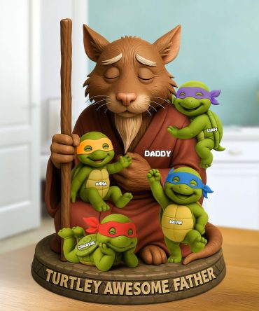 Awesome Father Plaque - Personalized Gifts For Dad 02Nati160525