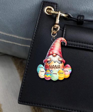 Personalized Easter Gifts For Grandma Keychain 02Nati060225 Gnome Nana