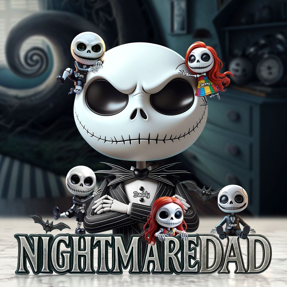 Nightmare Dad Plaque - Personalized Gifts For Dad 03Nati120525