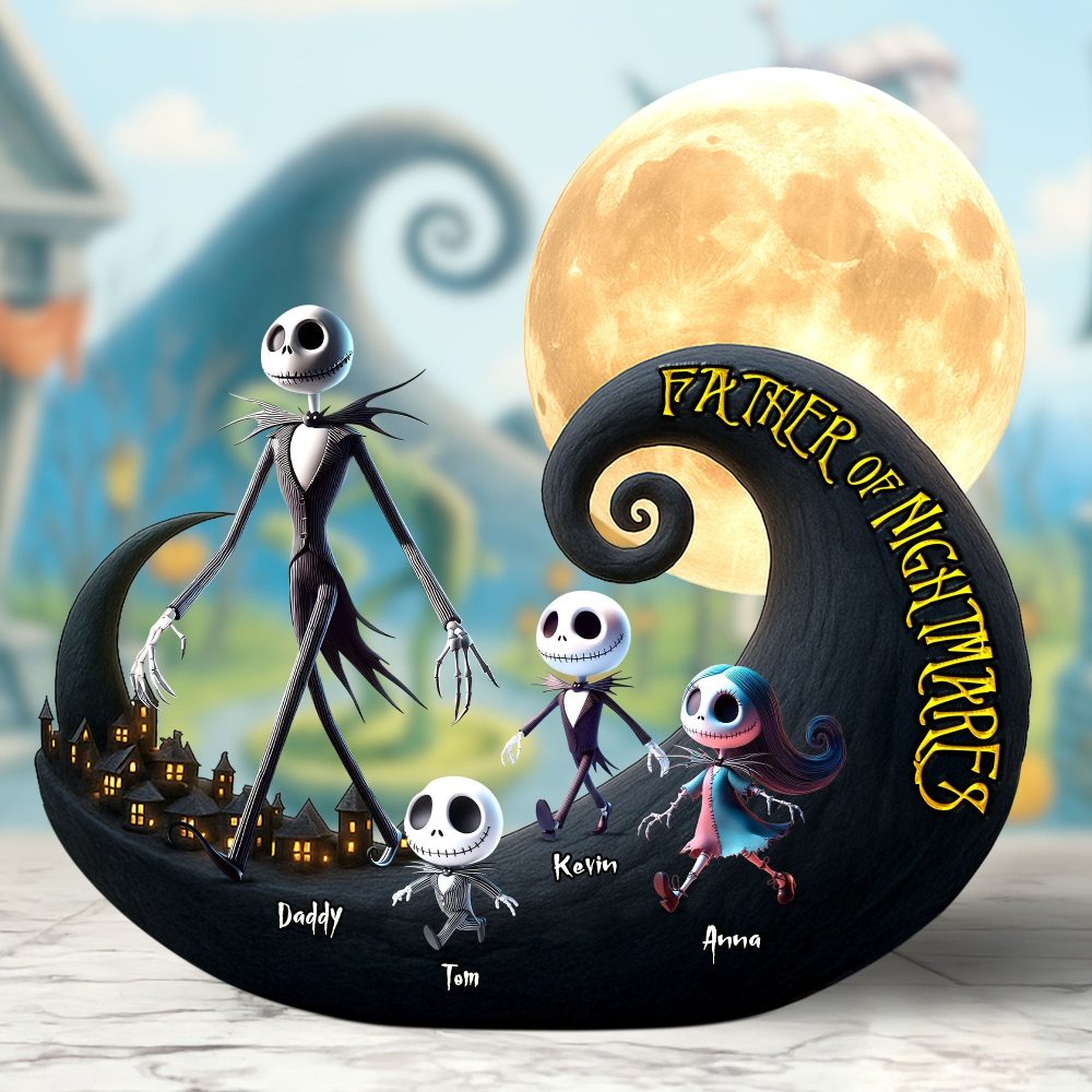 Nightmare Dad Plaque - Personalized Gifts For Dad 01Ohti030525 - Image 3