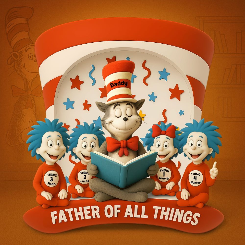 Dad Of Little Treasures Acrylic Plaque - Personalized Gifts For Father 03Tgti250425 - Image 2
