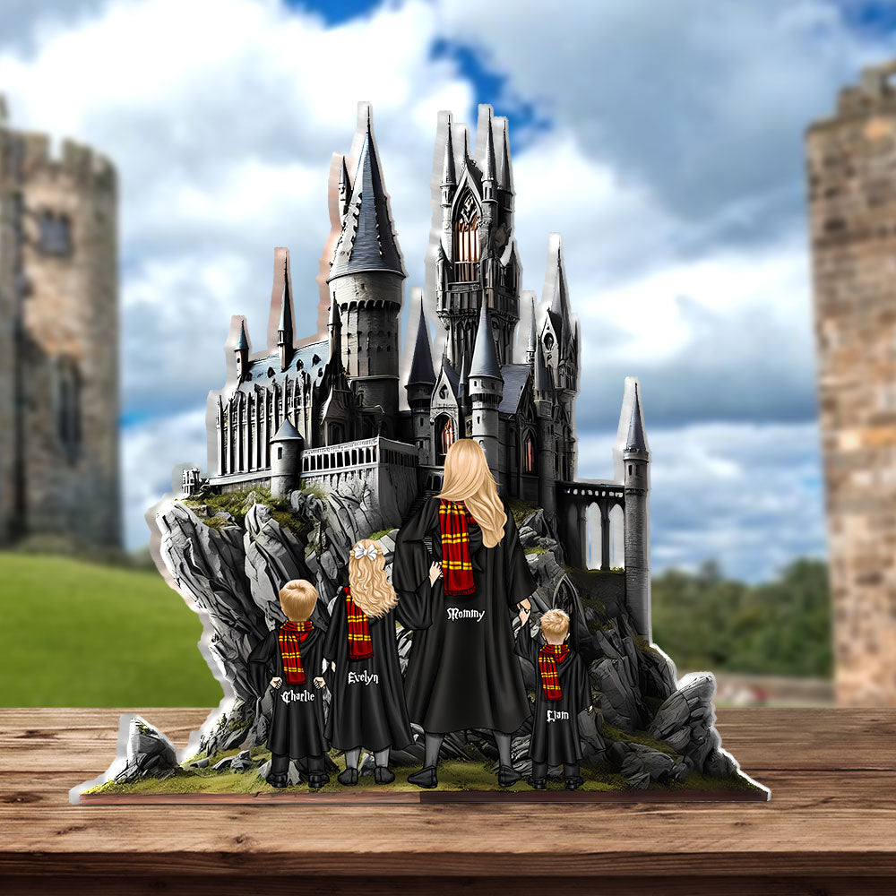Personalized Gifts For Wizard Mom Plaque Mom & Little Ones In A Wizarding World 02Xqti140325Tm