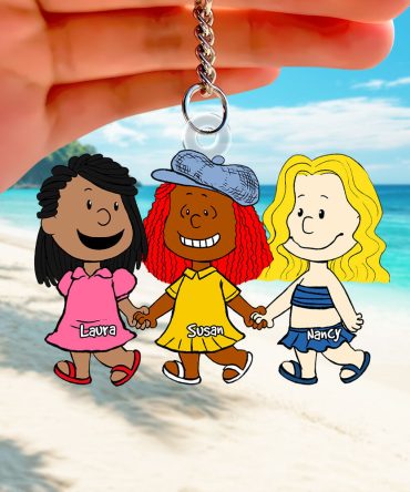 Personalized Gifts For Best Friends Keychain 05Acti150125