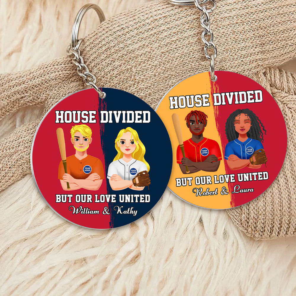 Personalized Gifts For Baseball Couple Keychain 03Huti230125Hg - Image 4