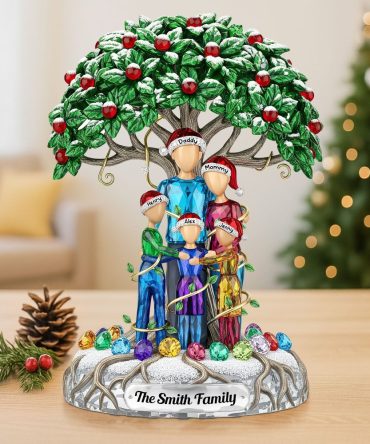 Family Tree Plaque - Personalized Gifts For Family 03Huti240925