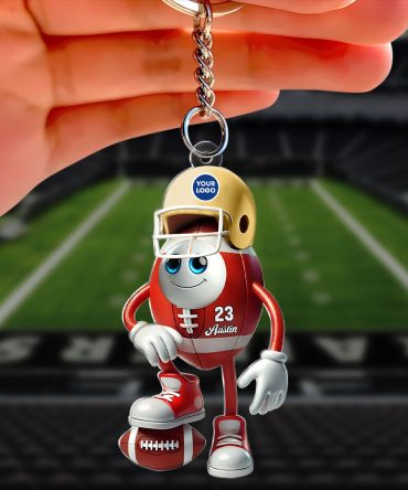 Personalized Gifts For American Football Lover Keychain 01Ohti171224