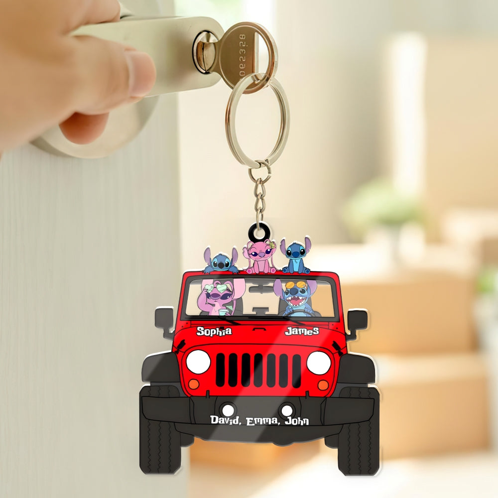 Personalized Gifts For Family Keychain 05Ohdc210624 - Image 2