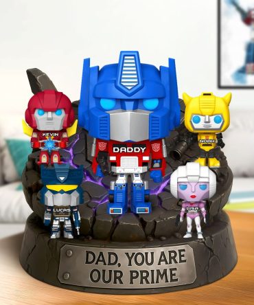 Robot Dad Plaque - Personalized Gifts For Dad 04Nati140525