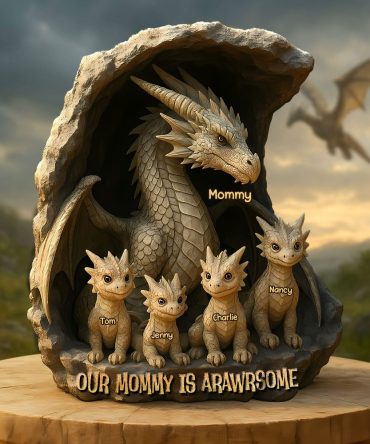 Personalized Christmas Decor Gifts For Mom Dragon Acrylic Plaque 02Tgti050425