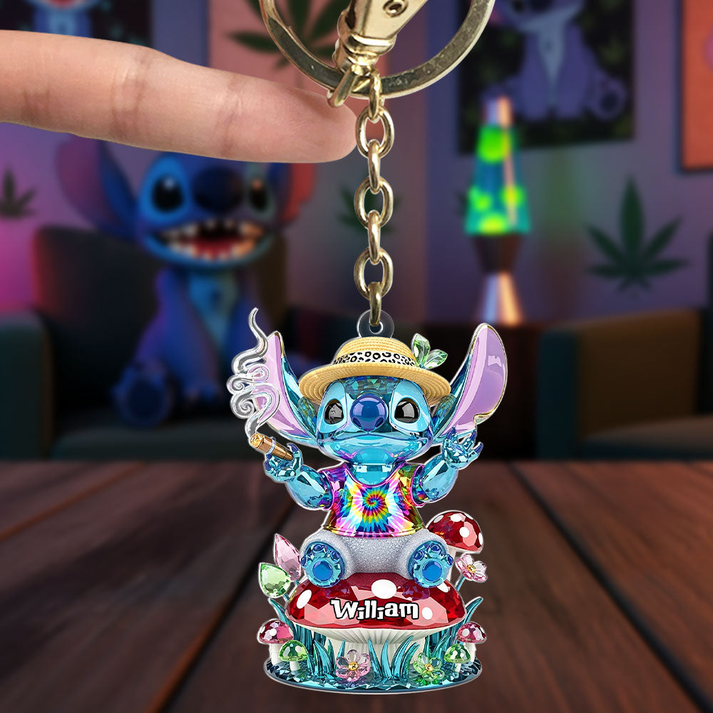 Smoking Monster Keychain - Personalized Gifts For Movie Lovers 01Toti160625