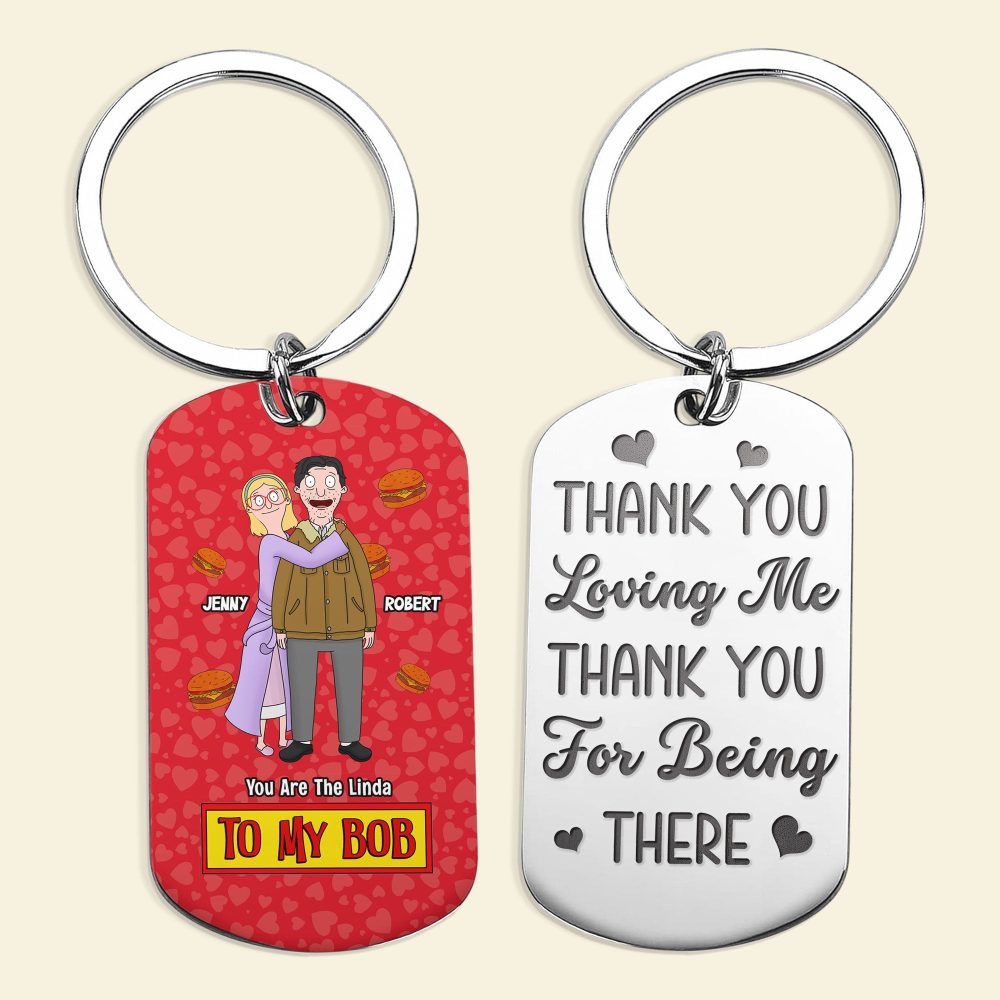 Personalized Gifts For Couple Keychain 02Kati261224Hg - Image 4