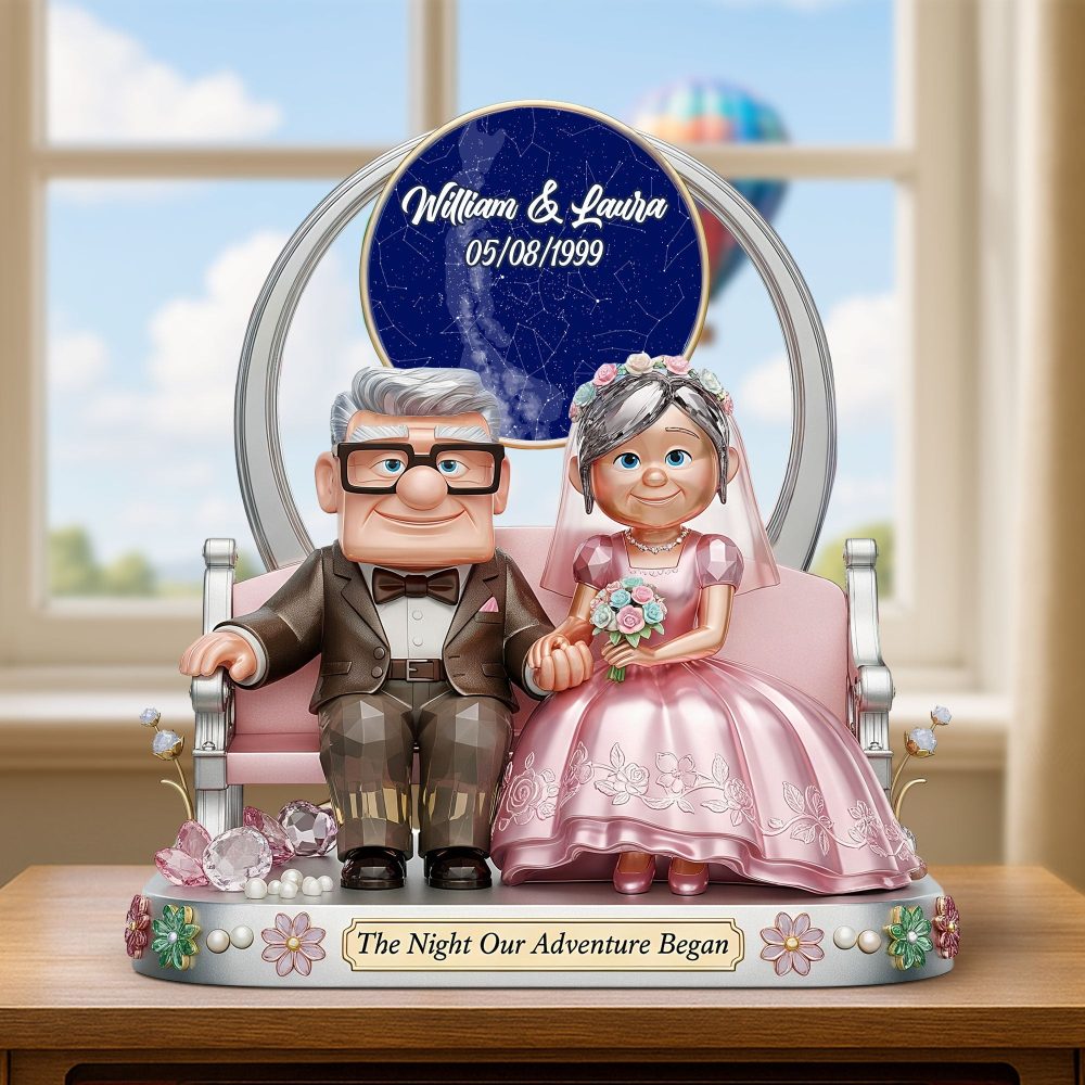 Old Couple Plaque - Personalized Gifts For Couple 01Nati230625 - Image 3