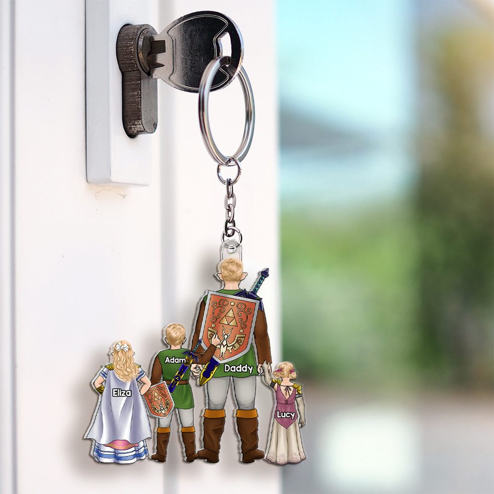 Dad Keychain - Personalized Gifts For Dad 01Qhhu070525Hg - Image 2