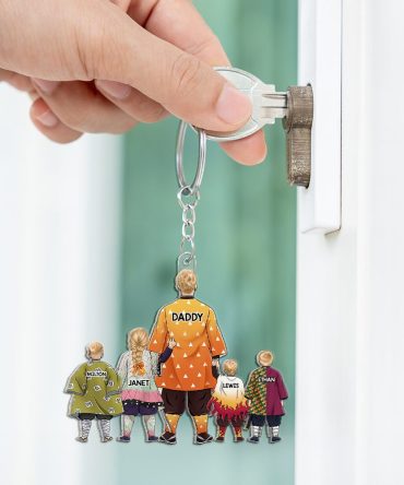 Shadow Warrior Dad Acrylic Keychain - Personalized Gift For Father 05Qhhu070525Hg