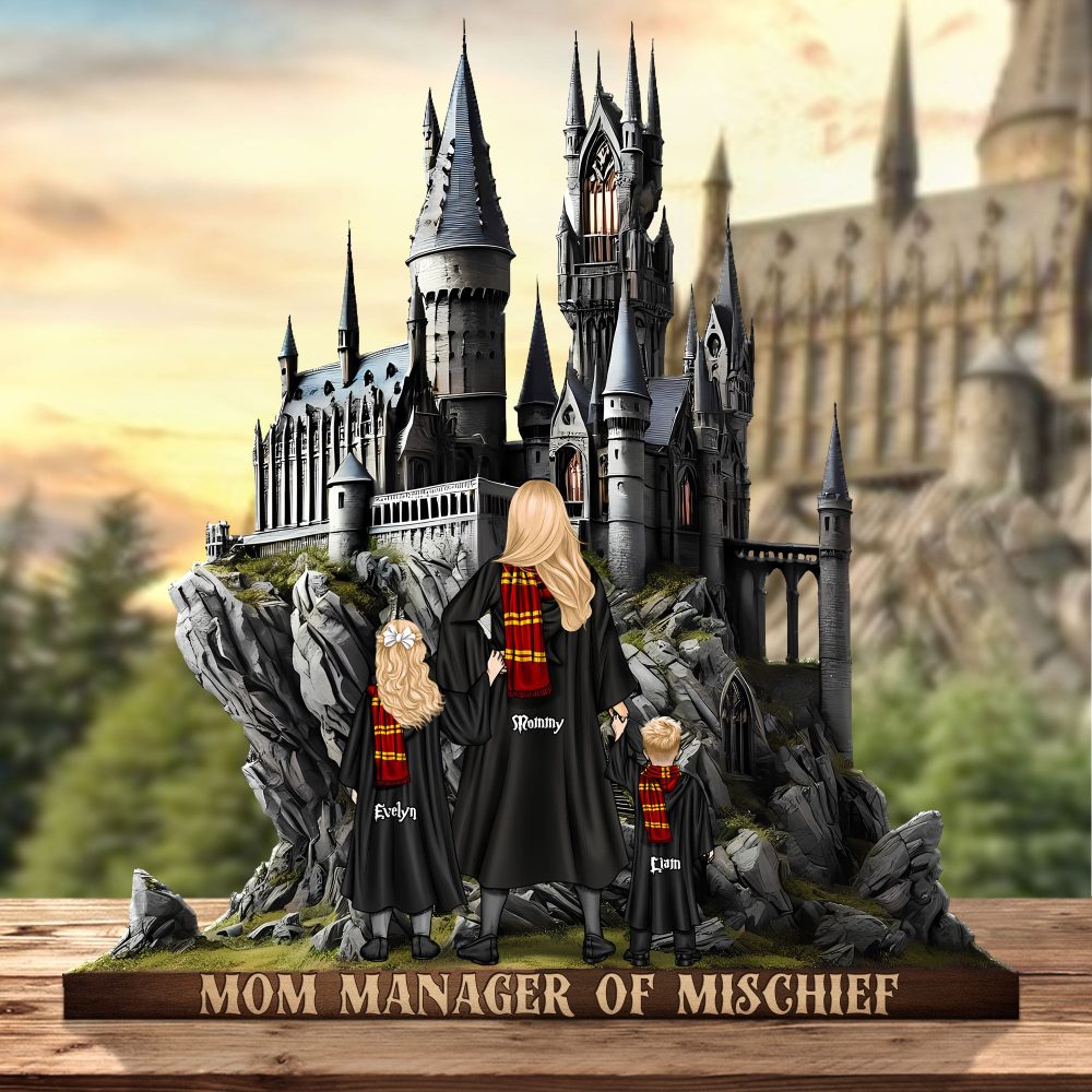 Christmas Magic Mom Plaque – Personalized Gifts For Most Enchanting Mom 02Xqti310325Tm