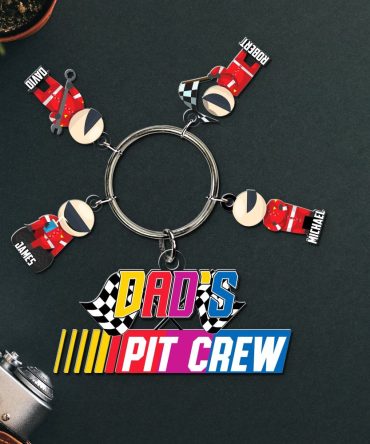 Personalized Gifts For Dad Keychain With Charms 01Ohdc030624