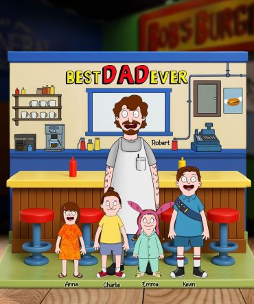 Personalized Gifts For Dad Plaque Best Dad Ever 031Nati100425Hg