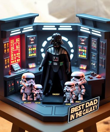Personalized Gifts For Dad Plaque Best Dad In The Galaxy 04Xqti120425
