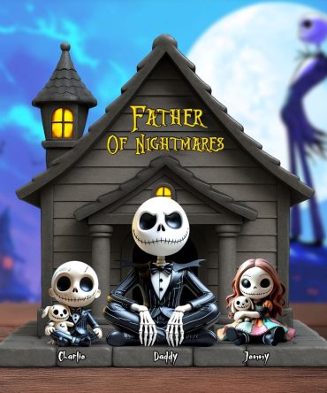 Nightmare Dad Plaque - Personalized Gifts For Dad 05Nati030525