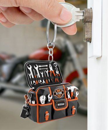 Born To Ride Free Keychain - Personalized Gifts For Bikers 02Ohti160625