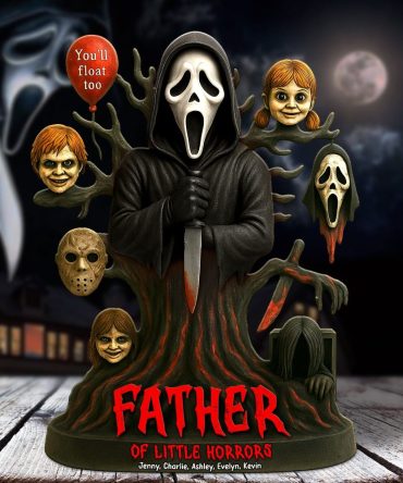 Horror Dad Plaque - Personalized Gifts For Dad 05Ohti050525