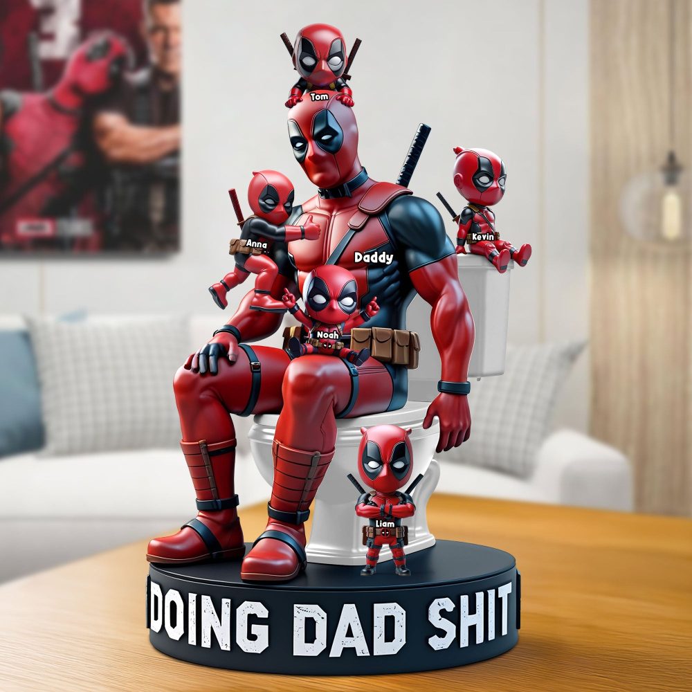 Doing Dad Sh** Plaque - Personalized Christmas Gifts For Dad 02Nati140525 - Image 2